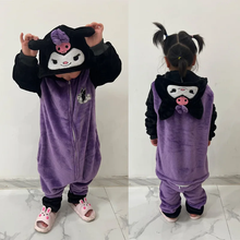 Cargar imagen en el visor de la galería, Pijama Enteriza Kuromi - 116565
