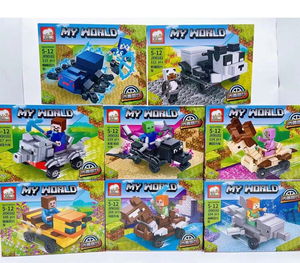 Bloques armables tipo Legos Minecraft   - 116425