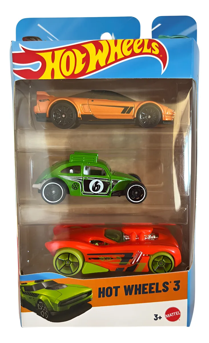 Vehiculo Hot Wheels Set de 3 - 116794