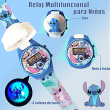 Cargar imagen en el visor de la galería, Reloj Stitch con Luz - 116733
