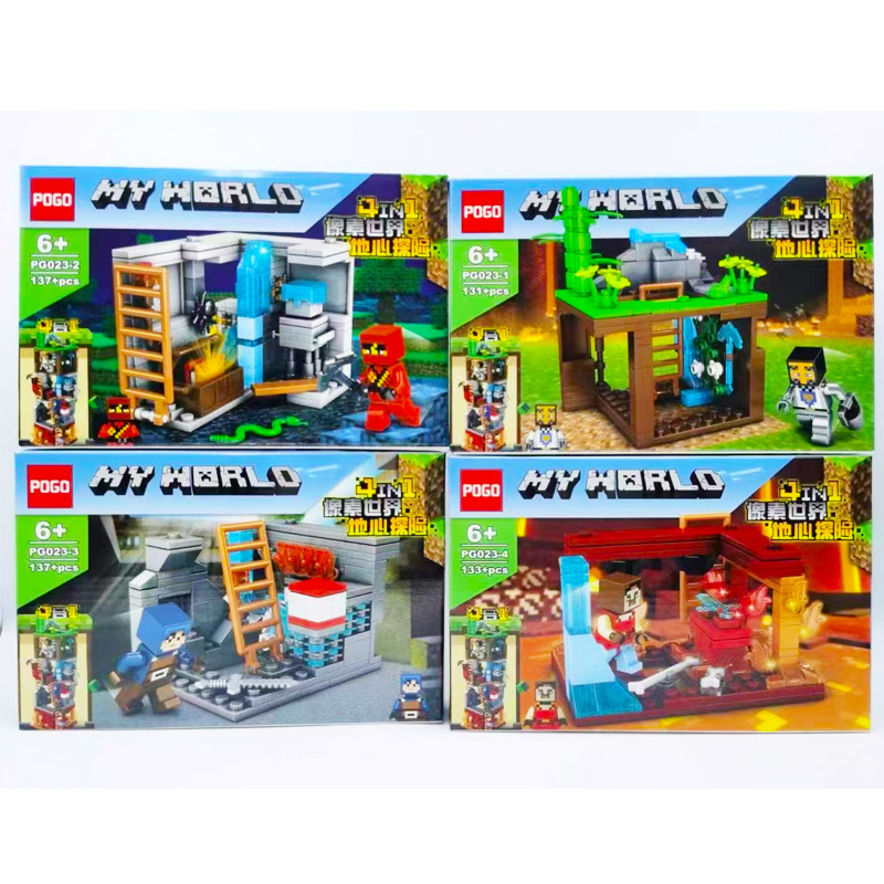 Bloques armables tipo Legos Minecraft  137pcs+ - 116426