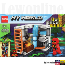 Cargar imagen en el visor de la galería, Bloques armables tipo Legos Minecraft  137pcs+ - 116426
