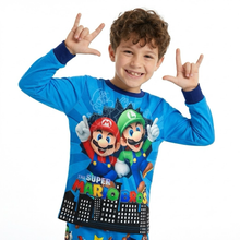 Cargar imagen en el visor de la galería, Pijama Mario manga Larga - 117363
