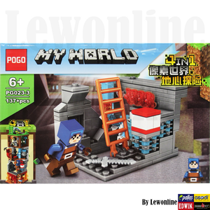 Bloques armables tipo Legos Minecraft  137pcs+ - 116426