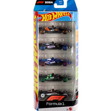 Cargar imagen en el visor de la galería, Vehículos Hot Wheels, Set de 5 Carros Formula 1 - 117091
