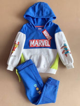 Cargar imagen en el visor de la galería, Conjunto Marvel Sueter y Jogger Azul y Blanco - 115423
