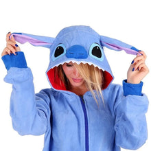 Cargar imagen en el visor de la galería, Chaqueta Stitch Juvenil/Adulto con capucha - 114851
