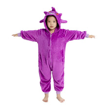 Cargar imagen en el visor de la galería, Pijama Enterizo Gengar Niñ@ - 115345 unisex
