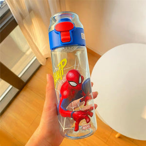 Termo Spiderman Transparente Tapa Azul 550ml - 115494