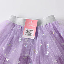 Cargar imagen en el visor de la galería, Falda Tutu Morada con estrellas - 115794
