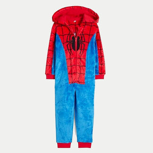 Pijama Enteriza Spiderman con Capucha - 114303