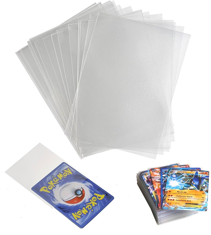 Fundas Transparentes para cartas Pokemon paquete de 100 unidades - 116911