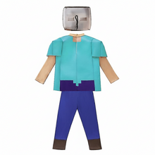 Cargar imagen en el visor de la galería, Disfraz Minecraft- Steve - 116800
