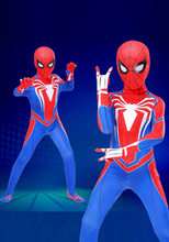 Cargar imagen en el visor de la galería, Disfraz Spiderman Azul y Blanco - 116323
