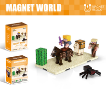 Cargar imagen en el visor de la galería, Bloques Armables Cubos Magneticos Minecraft - 116428
