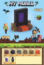 Cargar imagen en el visor de la galería, Bloques Armables Cubos Magneticos Minecraft - 116428
