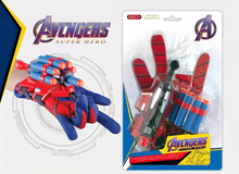 Cargar imagen en el visor de la galería, Guante Spiderman Lanzador de dardos - 117031
