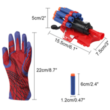 Cargar imagen en el visor de la galería, Guante Spiderman Lanzador de dardos - 117031

