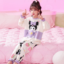 Cargar imagen en el visor de la galería, Pijama Kuromi Manga Larga - 116990
