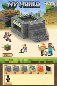 Bloques Armables Cubos Magneticos Minecraft - 116429