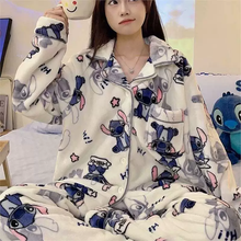 Cargar imagen en el visor de la galería, Pijama Stitch Termica Juvenil/Adulto - 116991
