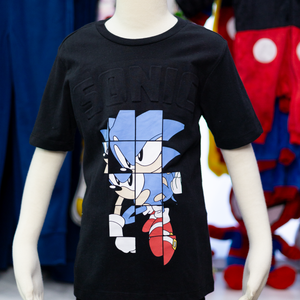 Franela Sonic Negra - 116186