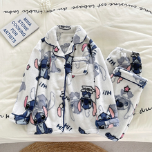 Cargar imagen en el visor de la galería, Pijama Stitch Termica Juvenil/Adulto - 116991
