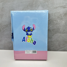 Cargar imagen en el visor de la galería, Diario Stitch en caja con candado -116737
