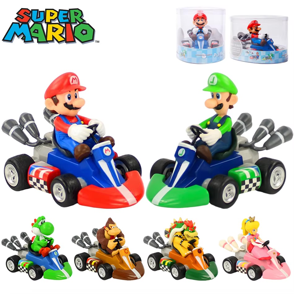 Muñeco Mario Bross en carros - 116432