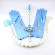 Cargar imagen en el visor de la galería, Disfraz Frozen Elsa Sencillo con Accesorios - 116817
