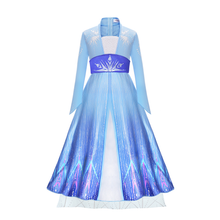 Cargar imagen en el visor de la galería, Disfraz Frozen Elsa Sencillo con Accesorios - 116817
