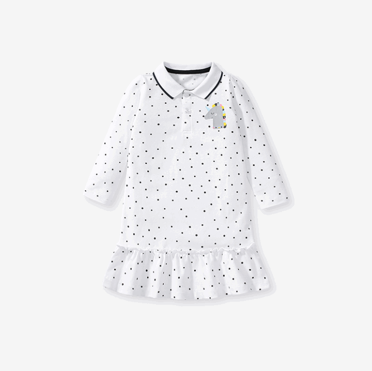Vestido tipo Chemisse Manga Larga - 116341