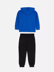 Conjunto Miles Morales Azul y Negro Sueter con capucha y Jogger - 115423