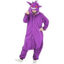 Cargar imagen en el visor de la galería, Pijama Enterizo Gengar Juvenil/Adulto - 115346 Unisex
