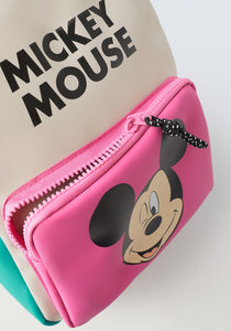 Morral Mickey semi cuero Zara 28cm - 114900