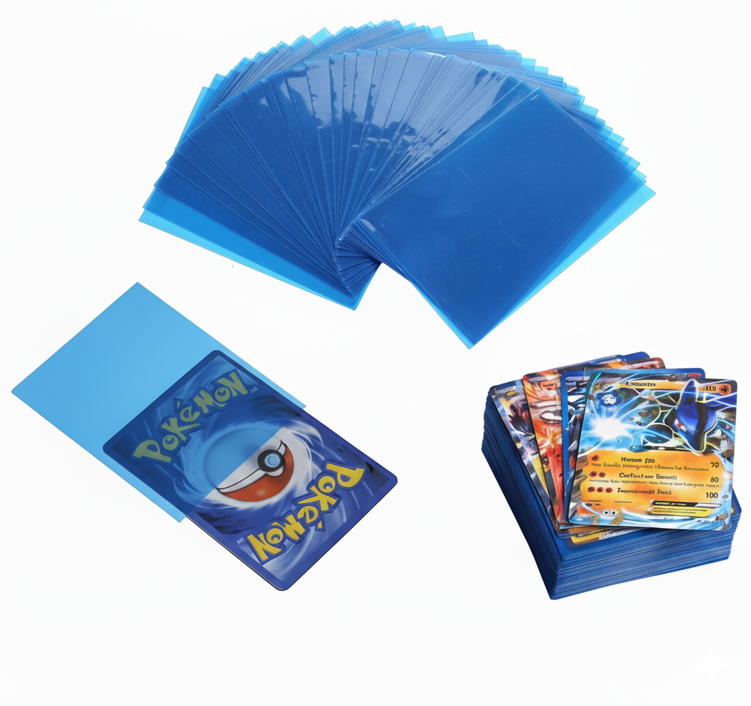 Fundas Azules para cartas Pokemon paquete de 100 unidades - 116912