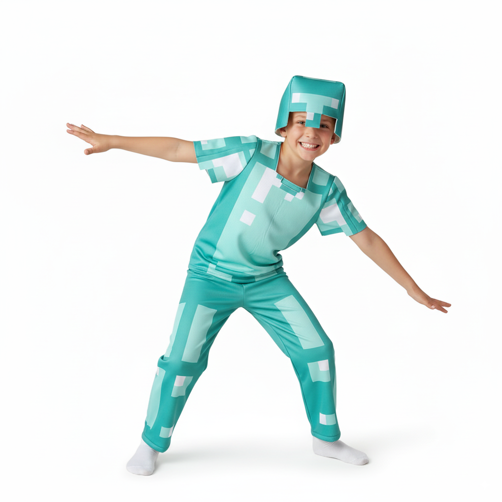 Disfraz Minecraft - Armadura y Diamante - 116801