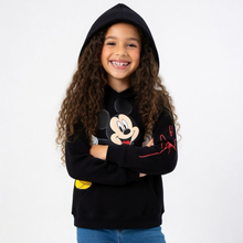 Cargar imagen en el visor de la galería, Sueter Mickey Negro Con Capucha - 117193
