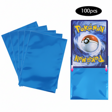 Cargar imagen en el visor de la galería, Fundas Azules para cartas Pokemon paquete de 100 unidades - 116912
