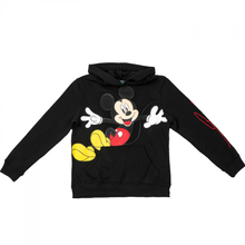 Cargar imagen en el visor de la galería, Sueter Mickey Negro Con Capucha - 117193
