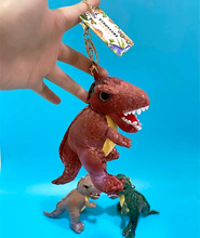 Cargar imagen en el visor de la galería, Llavero Dinosaurio Peluche - 117572
