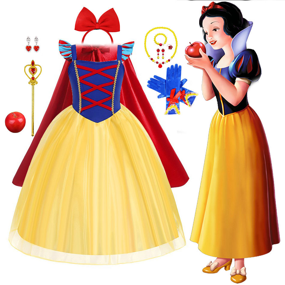 Disfraz Blanca Nieves con Accesorios y Manzana - 116821