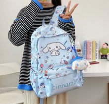Cargar imagen en el visor de la galería, Morral Cinnamoroll con Llavero 44cm  - 77094
