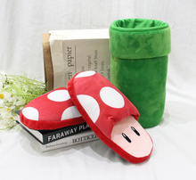 Cargar imagen en el visor de la galería, Pantuflas Mario Planta Piraña en tubo Verde 35-42cm - 117373
