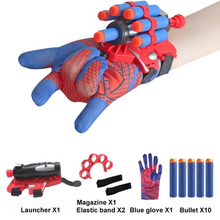 Cargar imagen en el visor de la galería, Guante Lanzador de dardos Spiderman - 116436
