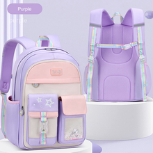 Cargar imagen en el visor de la galería, Morral Bolsillos escarcha y estrellas  46cm - 77095
