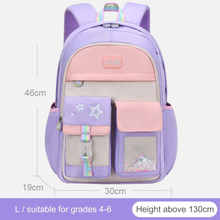 Cargar imagen en el visor de la galería, Morral Bolsillos escarcha y estrellas  46cm - 77095
