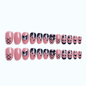 Set de Uñas Kuromi 24pcs  - 116242
