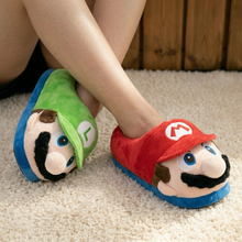 Cargar imagen en el visor de la galería, Pantuflas Mario &amp; Luigi Niño - 117374
