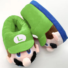 Cargar imagen en el visor de la galería, Pantuflas Mario &amp; Luigi Juvenil/Adulto - 117374
